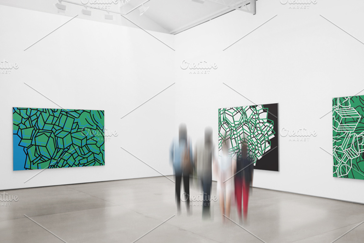 Gallery Exhibition Mockup - 05, a Print Template by Formelier (Photo 1 of 5)