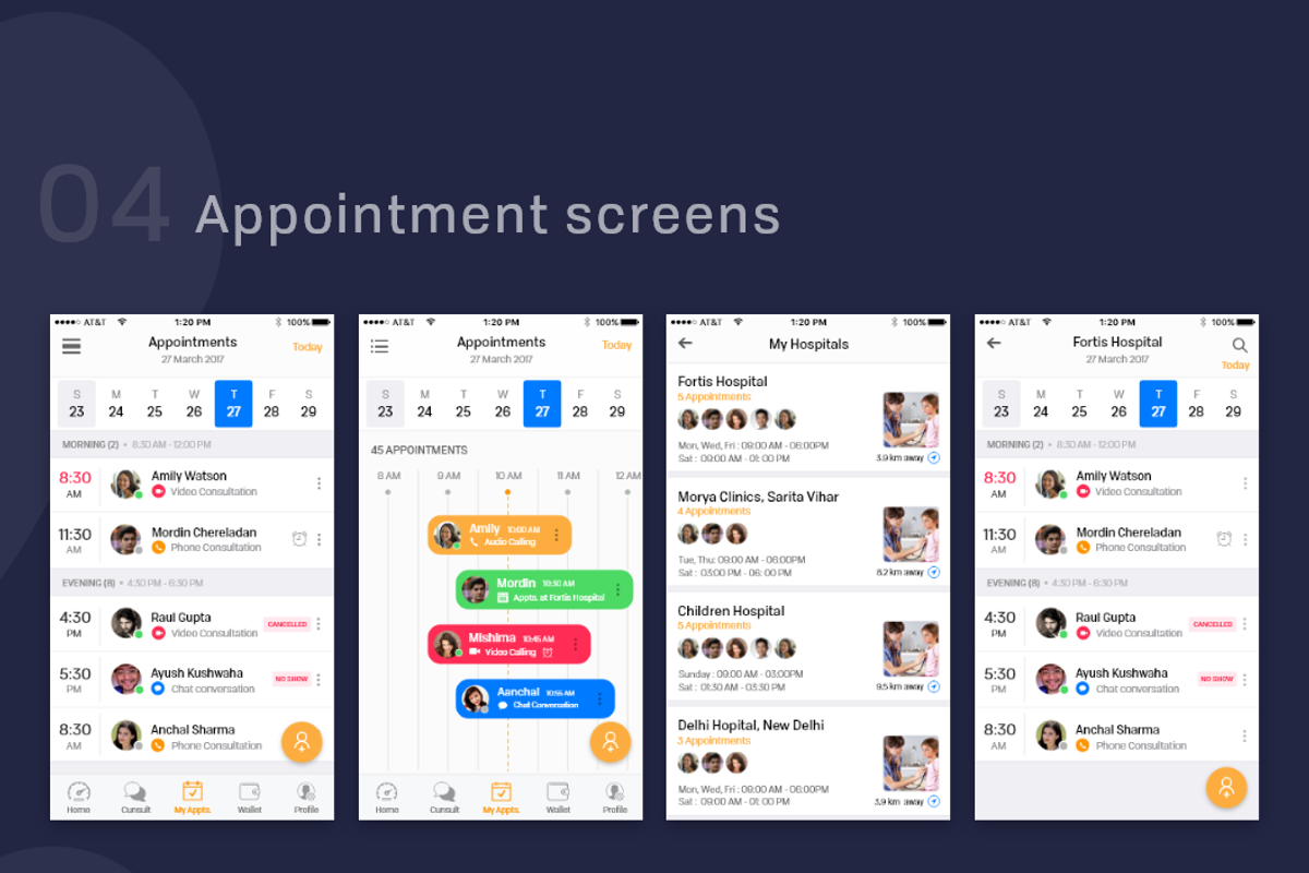 Healthcare Doctor App, an UI Kit Template by UX Design Master (Photo 9 of 10)