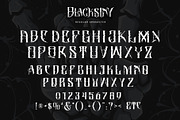 Blacksiny, a Blackletter Font by Letterara (Thumbnail 9 of 12)