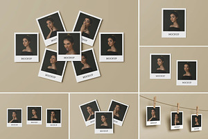 Polaroid Photo Mockup, an Advertising Mockup by Hubzway
