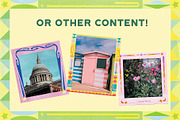 Riso print colorful photo frame set, a Decorative Illustration by studiomisprint (Thumbnail 7 of 7)