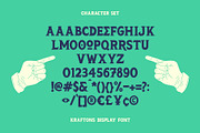 KRAFTONS - Vintage Handdrawn Display, a Serif Font by Cruizy & Co (Thumbnail 2 of 11)