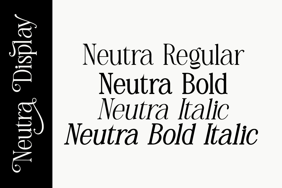 Neutra Display, a Serif Font by Nurul_kamal (Photo 2 of 10)