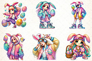 Hip Hop Easter Girl Clipart, an Illustration by DreamCafeArt (Thumbnail 3 of 5)