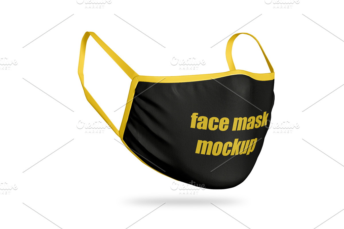 Face mask mockup original, a Mask Mockup by Radmila (Photo 5 of 6)