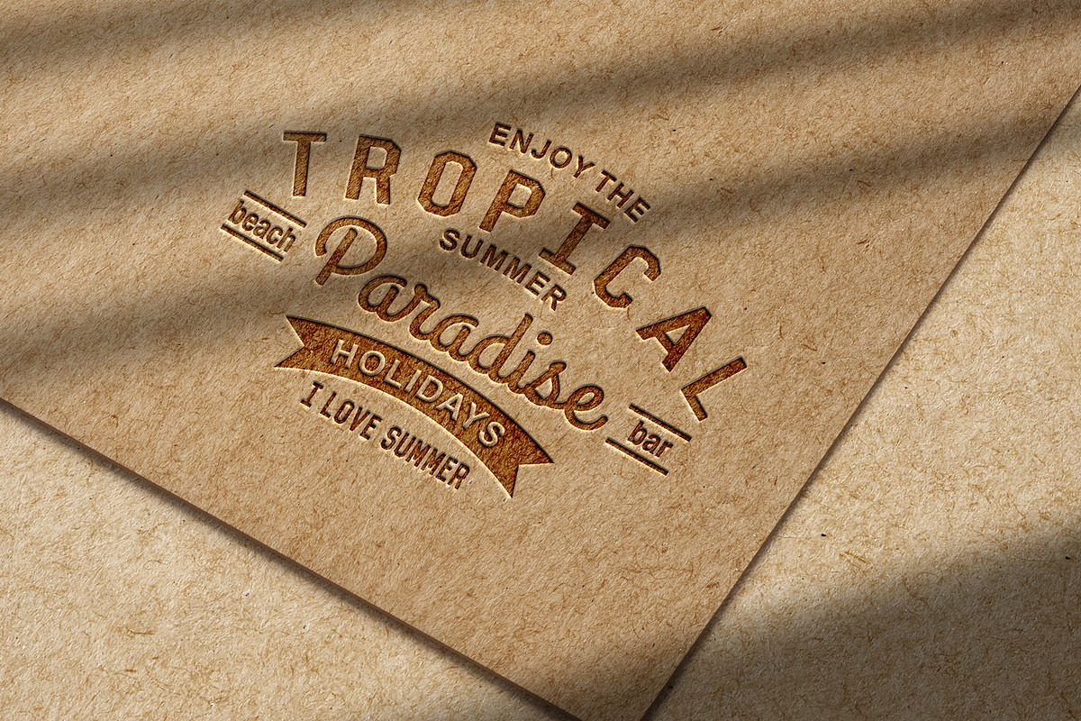 Sumer Retro Labels Bundle, a Branding & Logo Template by DCD Vector Co. (Photo 10 of 12)