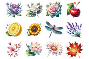 Water Droplets, an Illustration by Design Market (Thumbnail 3 of 3)