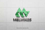 3D Glass Reflection Wall Logo Mockup, an Advertising Mockup by Modaldesain (Thumbnail 6 of 6)