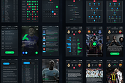 Football App UI Set, an UI Kit Template by Filip Korzycki (Thumbnail 2 of 3)
