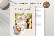 Pricing Guide Template PG024, a Flyer Template by Bellenity Design (Thumbnail 1 of 4)