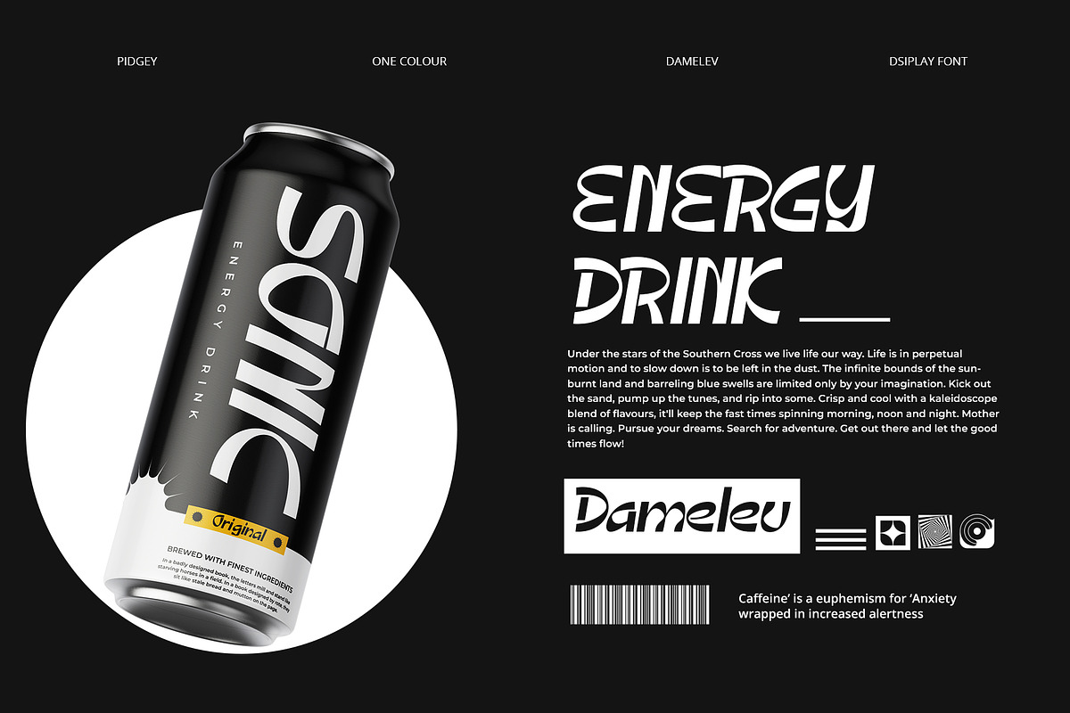 Pidgey, a Sans Serif Font by Damelev (Photo 8 of 9)