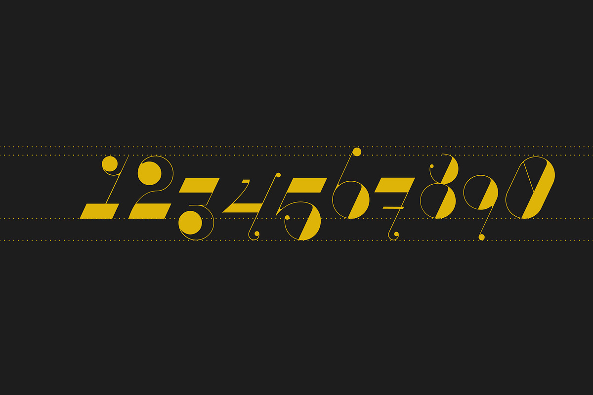 Couture Numerals preview 2