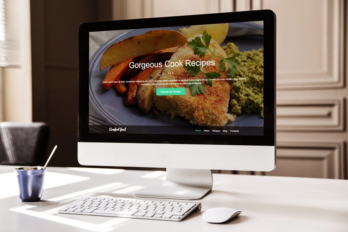 Food One Page Website Template, a HTML Template by GT3 Themes (Photo 4 of 4)