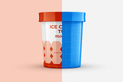 Ice Cream & Food Tub Mockup Set, a Cups & Container Mockup by Illusiongraphic (Thumbnail 10 of 18)