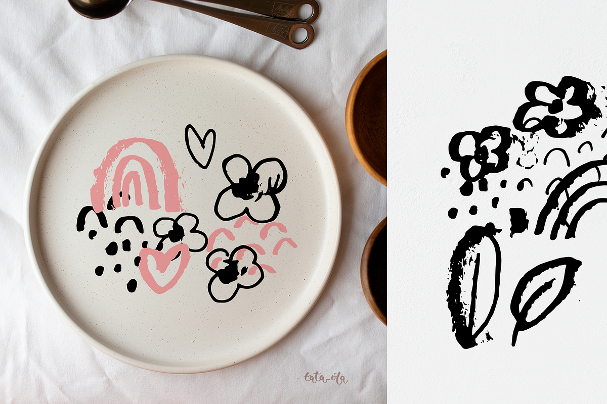Forest animals. Clipart & patterns, an Animal Illustration by tata_ota (Photo 6 of 11)