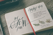 Rivea Upright, a Script Font by Magpie Paper Works (Thumbnail 5 of 5)