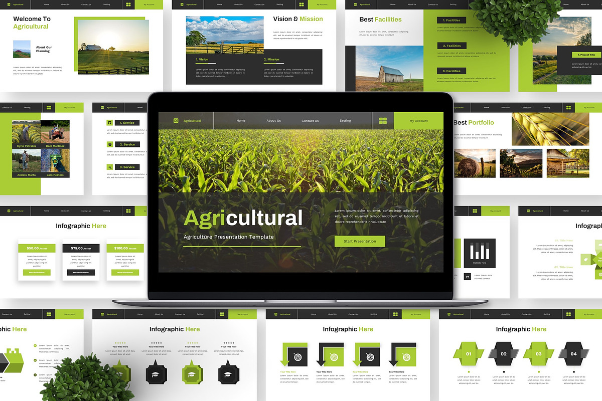 Agricultural - Agriculture PPT preview 6