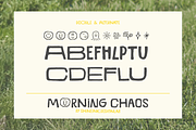 Morning Chaos - Quirky Typeface, a Handwritten Font by shineink.designlab (Thumbnail 10 of 10)