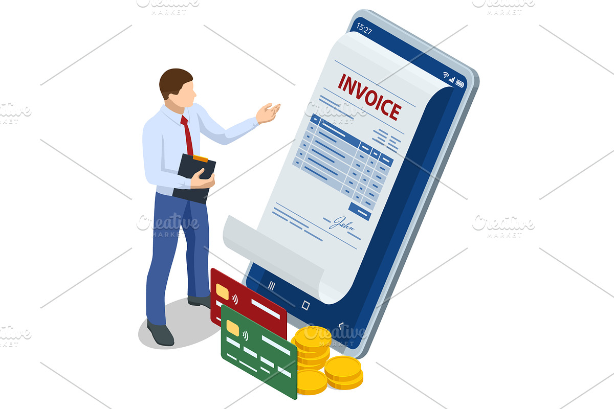 Isometric Modern vector illustration, a Finance Illustration by Golden Sikorka