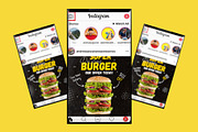 Super Burger Canva Design Template, a Marketing Template by Mishek Munene (Thumbnail 1 of 3)