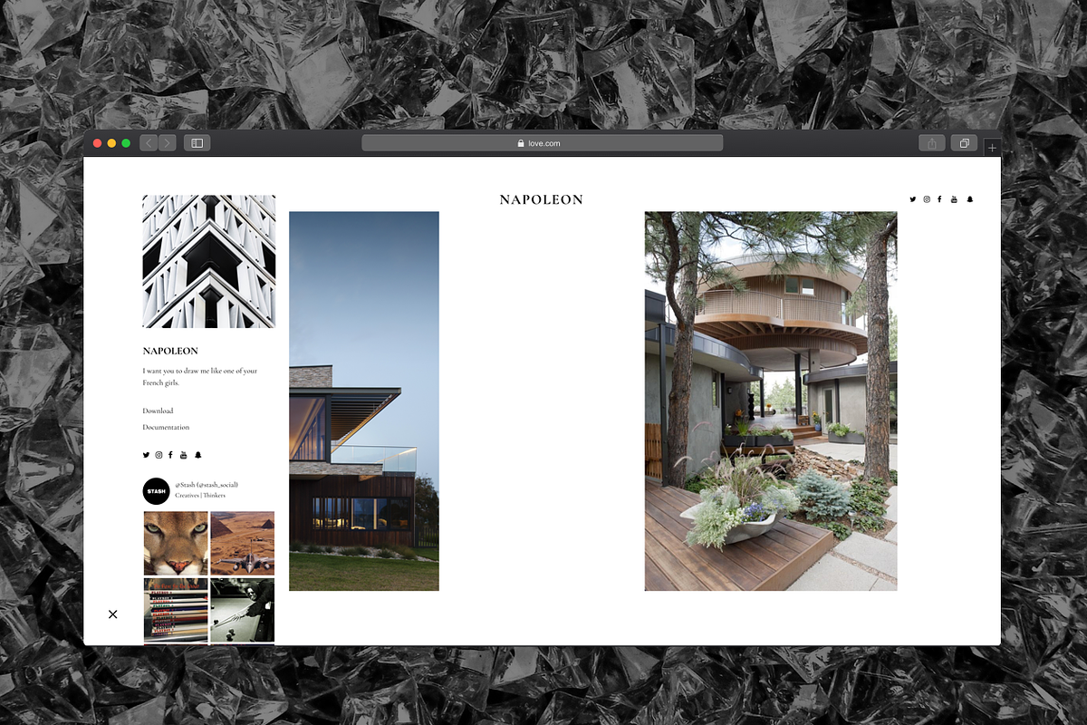 Napoleon Tumblr Theme, a Websites & App Template by Stash (Photo 3 of 6)