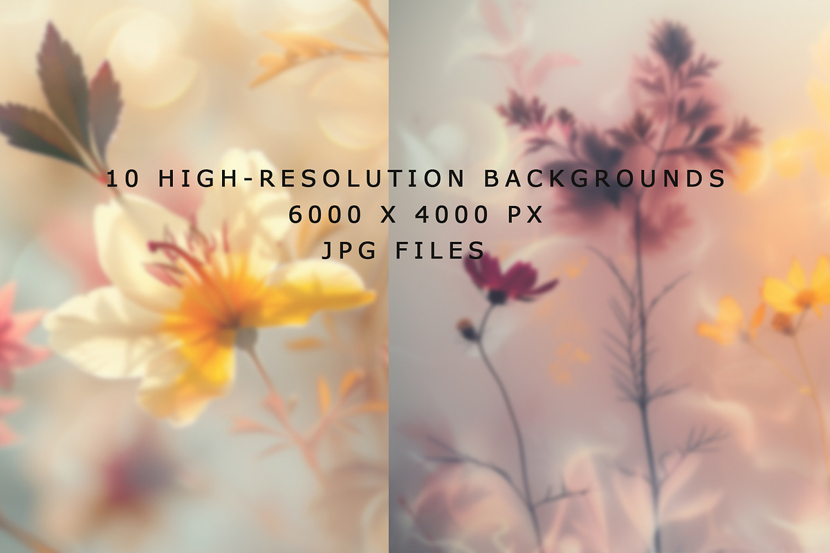 Dreamy Floral Backgrounds, a Background Graphic by Vika_Softlife (Photo 2 of 8)