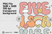 Five is a Vibe, Groovy 5th Birthday, an Object Graphic by Applied Arts (Thumbnail 4 of 4)