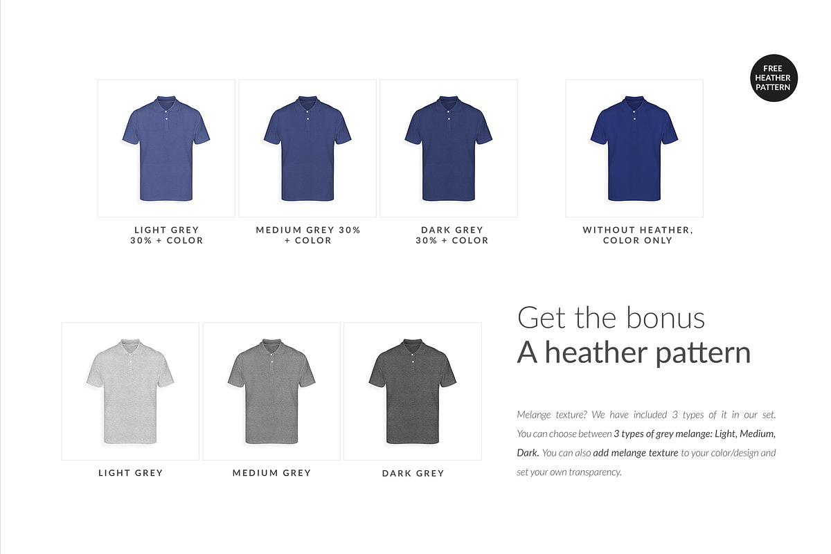4x Men Polo Ghost Mock-ups FREE DEMO, a Books & Magazine Mockup by Apparel_Mockups (Photo 14 of 22)