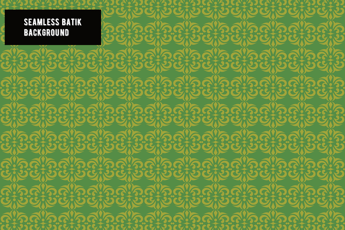 Seamless Batik Background, a Pattern Graphic by mesuka