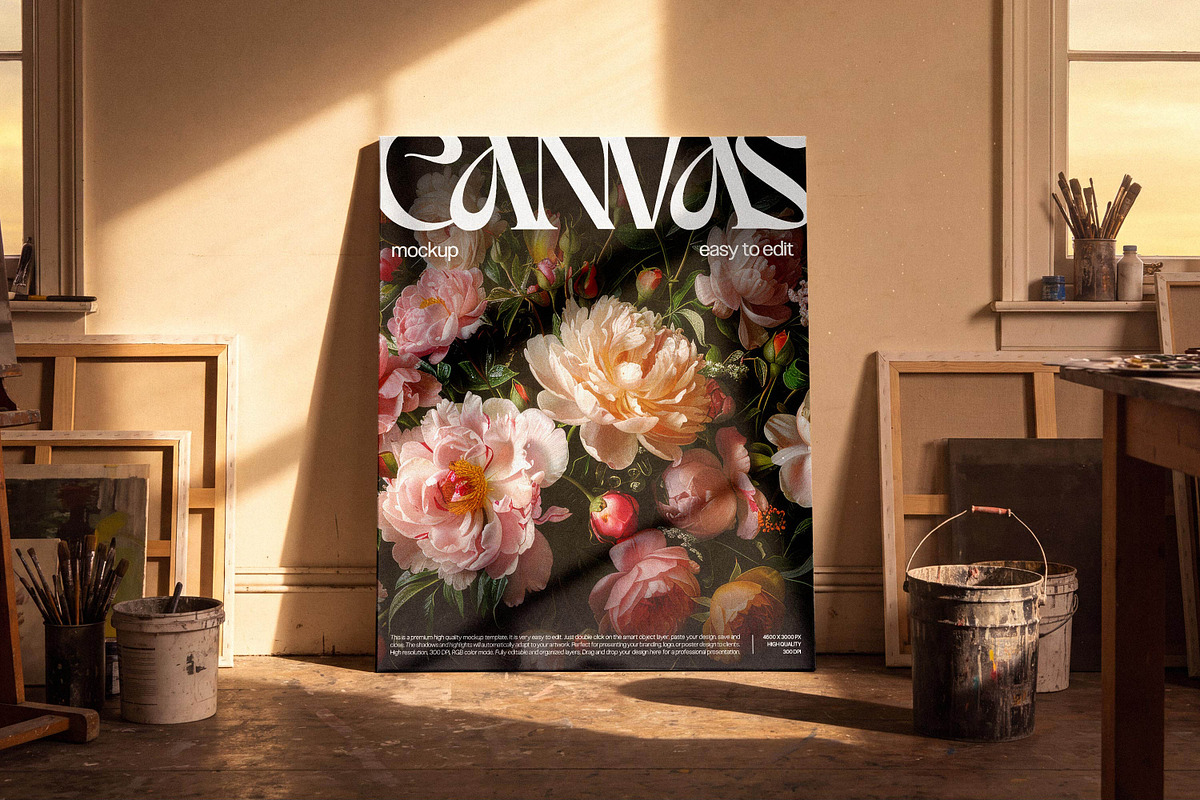 Canvas Mockup, a Cups & Container Mockup by Design Squad (Photo 2 of 4)