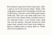 Marshmallow, a Handwritten Font by Sofia Skoog (Thumbnail 2 of 9)
