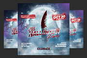Halloween Party Flyer Template, a Flyer Template by Hotpin (Thumbnail 1 of 2)