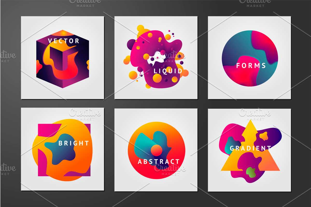 Future Form. Vector elements pack., a Templates & Theme by ne2pi (Photo 2 of 6)