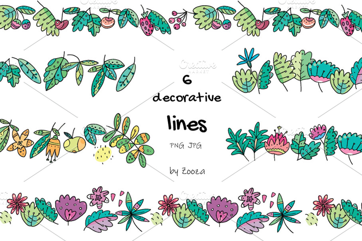 Floral Owls - 55 objects, an Illustration by Zooza Art (Photo 5 of 14)