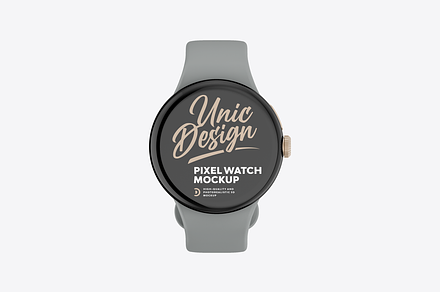 Pixel Watch Mockup, a Wearable Device Mockup by UnicDesign