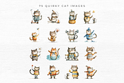 Quirky Cats Vol 2, an Animal Illustration by EllyandLima (Thumbnail 8 of 10)
