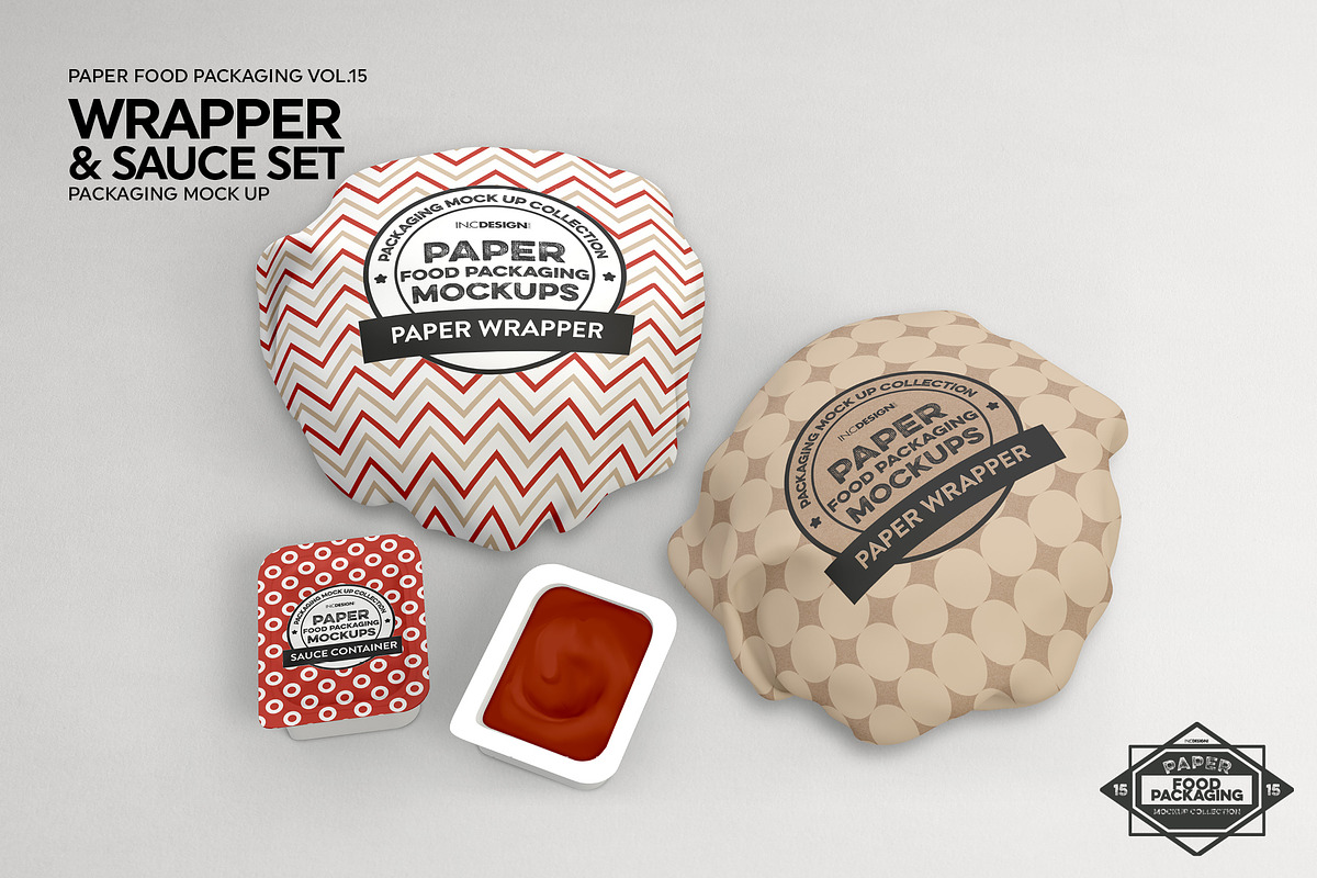 VOL.15 Food Box Packaging Mockups, a Packaging Mockup by INCDesign (Photo 15 of 21)