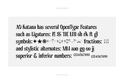 AO Katana - Display Typeface, a Serif Font by OwunStudio (Thumbnail 5 of 21)