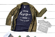 T-Shirt Mockup Bundle Bella Canvas, a Shirt Mockup by lock and page (Thumbnail 61 of 71)