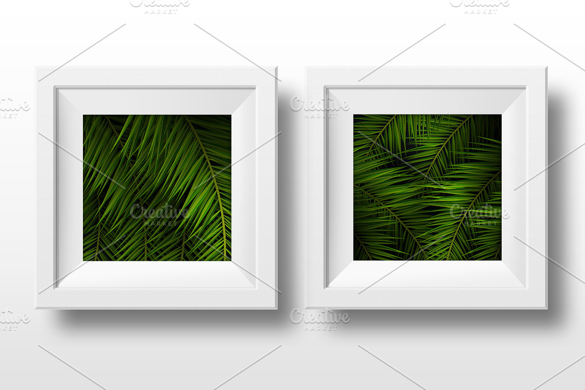 Palm Leaves background, a Decorative Illustration by Leo Edition (Photo 3 of 3)
