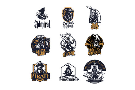 lustrate a cartoon-style pirate ship