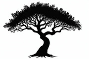 Black Tree SVG Bundle, an Illustration by hafijul (Thumbnail 16 of 21)