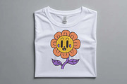 Cute Daisy Flower Machine Design, an Illustration by Purpose Ekbal (Thumbnail 2 of 3)
