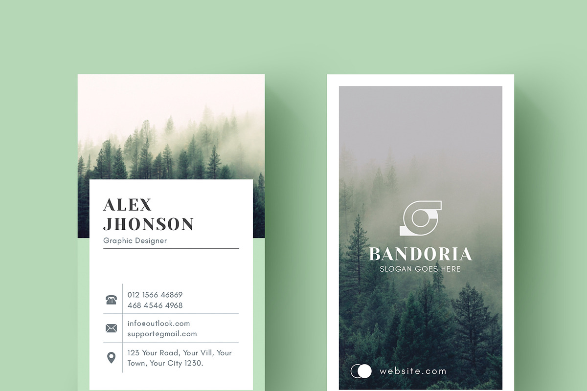 Business Card, a Business Card Template by TelaTemplates (Photo 1 of 8)