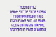 Taligans - Tall Font, a Sans Serif Font by Iqsiart Studio (Thumbnail 2 of 6)