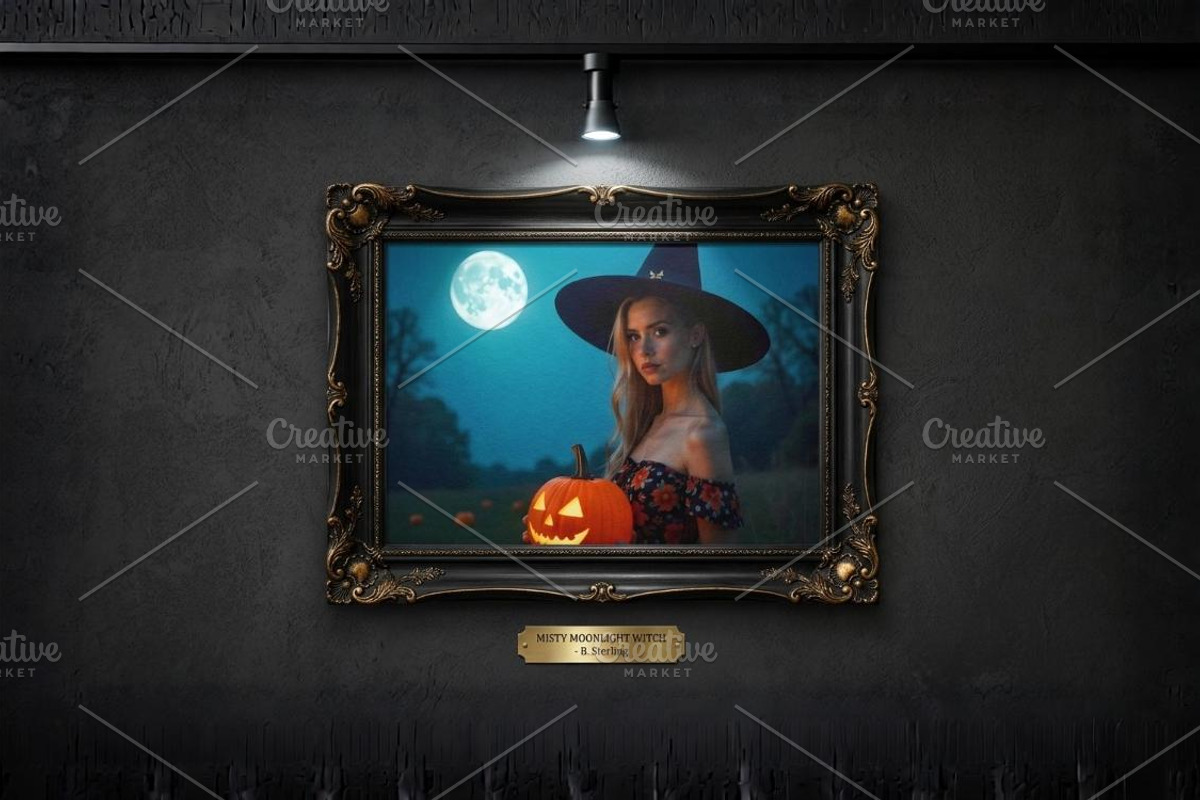Moonlit Witch | Stock Photo, a Holiday Photo by Aura Canyon HQ (Photo 3 of 5)