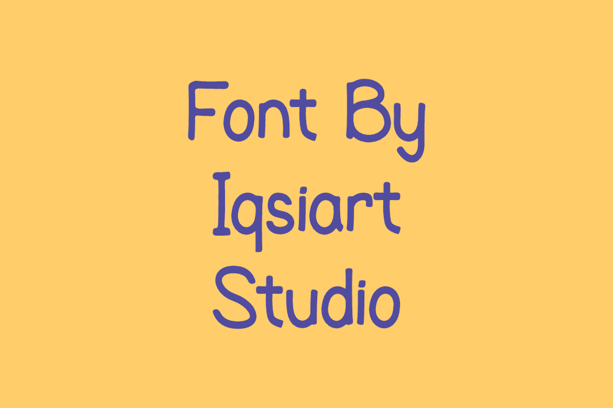 Kifeston - Kids Font, a Sans Serif Font by Iqsiart Studio (Photo 4 of 8)