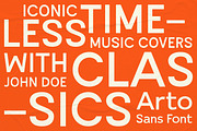 Arto Sans | Simple Modern Sans Serif, a Sans Serif Font by Artolabs (Thumbnail 12 of 12)