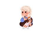 Happy kids play games with toys set, a Person Illustration by PaperTrident (Thumbnail 10 of 12)