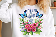 Vintage Flowers Sublimation Quotes, an Illustration by SinaCreation (Thumbnail 3 of 19)